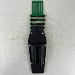 ЗЗ KNICKS ドライバーホルダー チェーン金具 アルミベルトループ付 KB-215PDX ブラック×グリーン Bランク