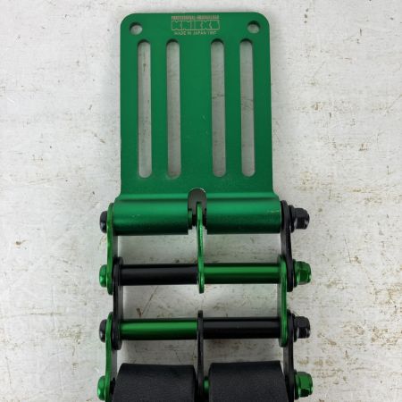 ЗЗ KNICKS ドライバーホルダー チェーン金具 アルミベルトループ付 KB-215PDX ブラック×グリーン