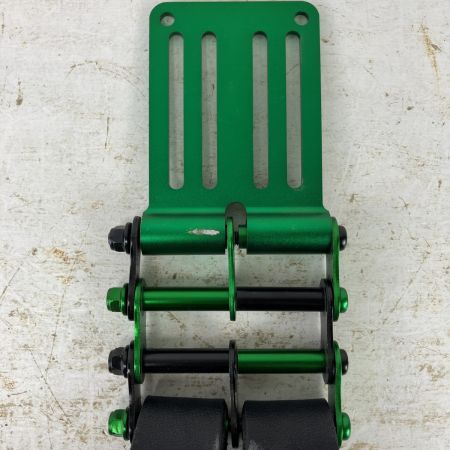 ЗЗ KNICKS ドライバーホルダー チェーン金具 アルミベルトループ付 KB-215PDX ブラック×グリーン