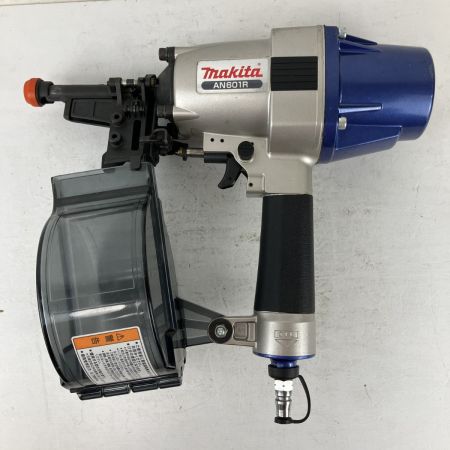 ЗЗ MAKITA マキタ 65mm 常圧 金属屋根用エア釘打ち機 ケース付 AN601R ブルー