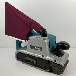 ЗЗ MAKITA マキタ 100v 100mm ベルトサンダ サンディングベルト 取説付 9403 ブルー Bランク