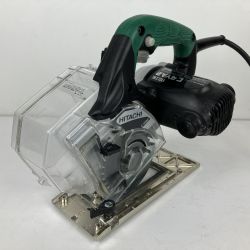 ЗЗ HITACHI 日立 100v 100mm 集じん丸のこ ガイド 取説付 C4YA2 ブラック×グリーン Bランク