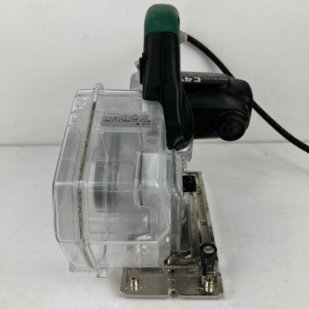 ЗЗ HITACHI 日立 100v 100mm 集じん丸のこ ガイド 取説付 C4YA2 ブラック×グリーン