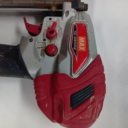MAX マックス TA-250P2(D) レッド エアツール ピンタッカー MAX TA-250P2(D) レッド 程度C ケース付 常圧 50mm 0C11063C 使用感有 20250322買付