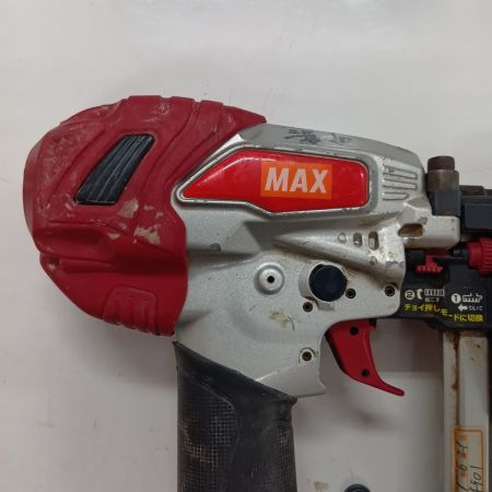 MAX マックス TA-250P2(D) レッド エアツール ピンタッカー MAX TA-250P2(D) レッド 程度C ケース付 常圧 50mm 0C11063C 使用感有 20250322買付