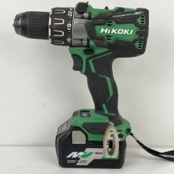 HiKOKI ハイコーキ 36v 13mm 充電式振動ドライバドリル バッテリー×1付 ※充電器なし DV36DA グリーン Cランク