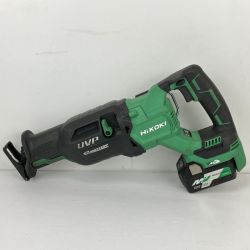 ЗЗ HiKOKI ハイコーキ 36v 130mm 充電式セーバーソー バッテリー×1 ※充電器なし CR36DA グリーン Cランク