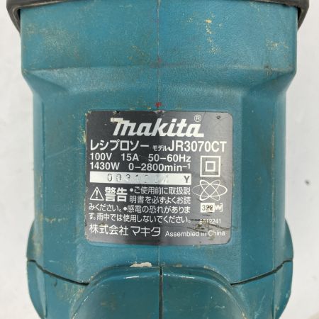 ЗЗ MAKITA マキタ 100v レシプロソー ケース付 JR3070CT ブラック×ブルー