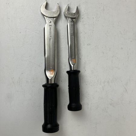 ЗЗ TOHNICHI 22mm 17mm トルクレンチ 2本組 スパナヘッド 単能形 SP38N SP19N シルバー