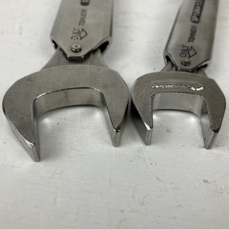 ЗЗ TOHNICHI 22mm 17mm トルクレンチ 2本組 スパナヘッド 単能形 SP38N SP19N シルバー
