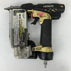 ЗЗ HITACHI 日立 55mm 高圧 ピン釘打機 ケース付 NP55HM ゴールド×ブラック Cランク