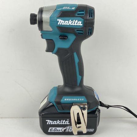 ЗЗ MAKITA マキタ 18v 充電式インパクトドライバ 充電器 バッテリー×1 ケース付 TD173D ブルー