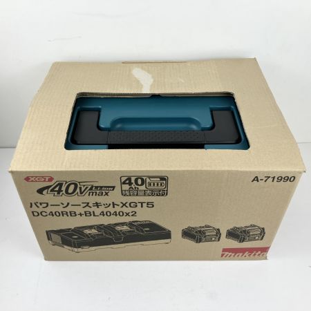 ЗЗ MAKITA マキタ 40v パワーソースキット 充電器 バッテリー×2 ケース付 A-71990 ブルー