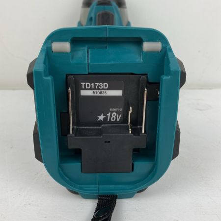ЗЗ MAKITA マキタ 18V 充電式インパクトドライバ バッテリー・充電器別売 TD173D ブルー