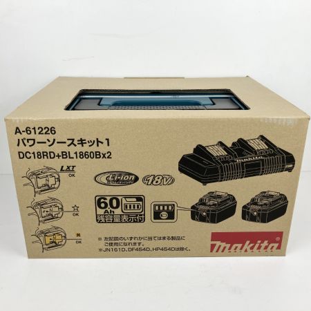 ЗЗ MAKITA マキタ 18v パワーソースキット 充電器 バッテリー×2 ケース付 A-61226