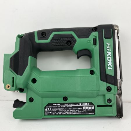 ЗЗ HiKOKI ハイコーキ 13mm 10.8v 充電式タッカ 本体のみ ※充電器・バッテリーなし N1212DA グリーン