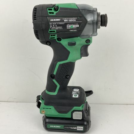 ЗЗ HiKOKI ハイコーキ 10.8v 充電式インパクトドライバ 充電器 バッテリー×2 ケース付 WH12DCA グリーン