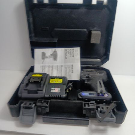 EARTH MAN アースマン インパクトレンチ　 充電器・充電池1個・ケース付 コードレス式 12,7mm 18v 2.0Ah 16LE 使用感有 IW-180LiA ブラック