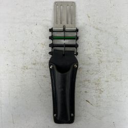 ЗЗ KNICKS ニックス シノ付ラチェットホルダー チェーン金具 ベルトループ付 KB-100RDX-3 ブラック×グリーン Cランク