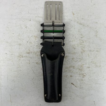 ЗЗ KNICKS ニックス シノ付ラチェットホルダー チェーン金具 ベルトループ付 KB-100RDX-3 ブラック×グリーン