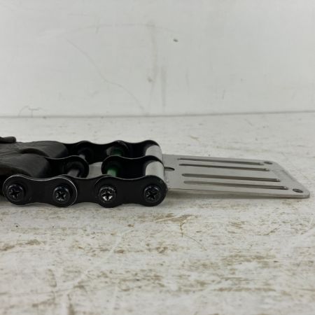ЗЗ KNICKS ニックス シノ付ラチェットホルダー チェーン金具 ベルトループ付 KB-100RDX-3 ブラック×グリーン