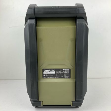 ЗЗ MAKITA マキタ 10.8-40v 充電式ラジオ ACアダプタ 取説 外箱付 ※充電器・バッテリーなし MR005GZO オリーブ