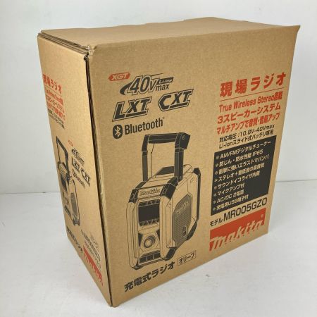 ЗЗ MAKITA マキタ 10.8-40v 充電式ラジオ ACアダプタ 取説 外箱付 ※充電器・バッテリーなし MR005GZO オリーブ