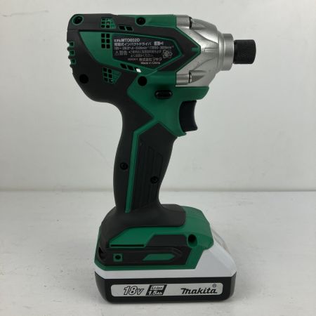 ЗЗ MAKITA マキタ 18v インパクトドライバ バッテリーx2 充電器 ケース付 MTD002D グリーン