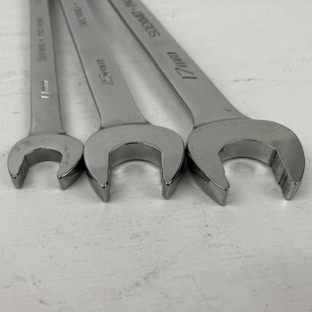 ЗЗ Snap-on スナップオン 17/15/11mm コンビネーションレンチ 3本組 SOEXM17/SOEXM15/SOEXM11