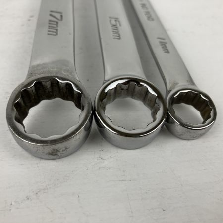 ЗЗ Snap-on スナップオン 17/15/11mm コンビネーションレンチ 3本組 SOEXM17/SOEXM15/SOEXM11