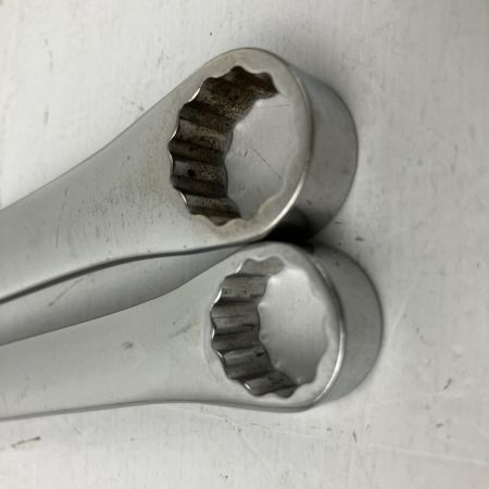 ЗЗ Snap-on スナップオン 12/13mm 14/15mm 両口メガネレンチ 2本組 XDHFM1213/XDHFM1415 シルバー