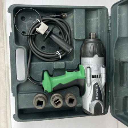 ЗЗ HITACHI 日立 100v 19mm インパクトレンチ ソケット3種 ケース付 WR22SA グリーン