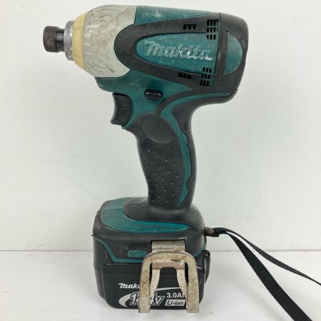 ЗЗ MAKITA マキタ 14.4v 充電式インパクトドライバ 充電器 バッテリー×1付 TD131D ブルー