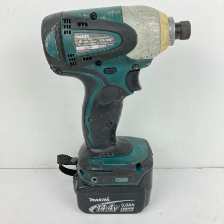 ЗЗ MAKITA マキタ 14.4v 充電式インパクトドライバ 充電器 バッテリー×1付 TD131D ブルー