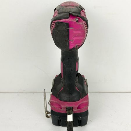 ЗЗ HITACHI 日立 14.4v 充電式インパクトドライバ 充電器 バッテリー×2 ケース付 WH14DDL2 ブラック×ピンク