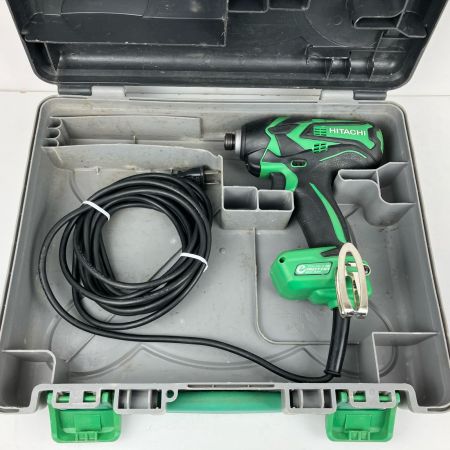 ЗЗ HITACHI 日立 100v インパクトドライバ ケース付 WH12VE グリーン