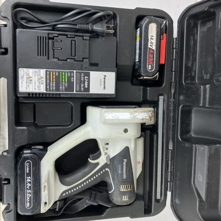 ЗЗ Panasonic パナソニック 14.4v 充電全ネジカッター バッテリーx2 充電器 ケース付 EZ4540 ホワイト×ブラック