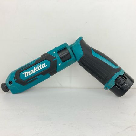 ЗЗ MAKITA マキタ 7.2v 充電式ペンインパクトドライバ 充電器 バッテリー×2 ケース付 TD022D ブルー