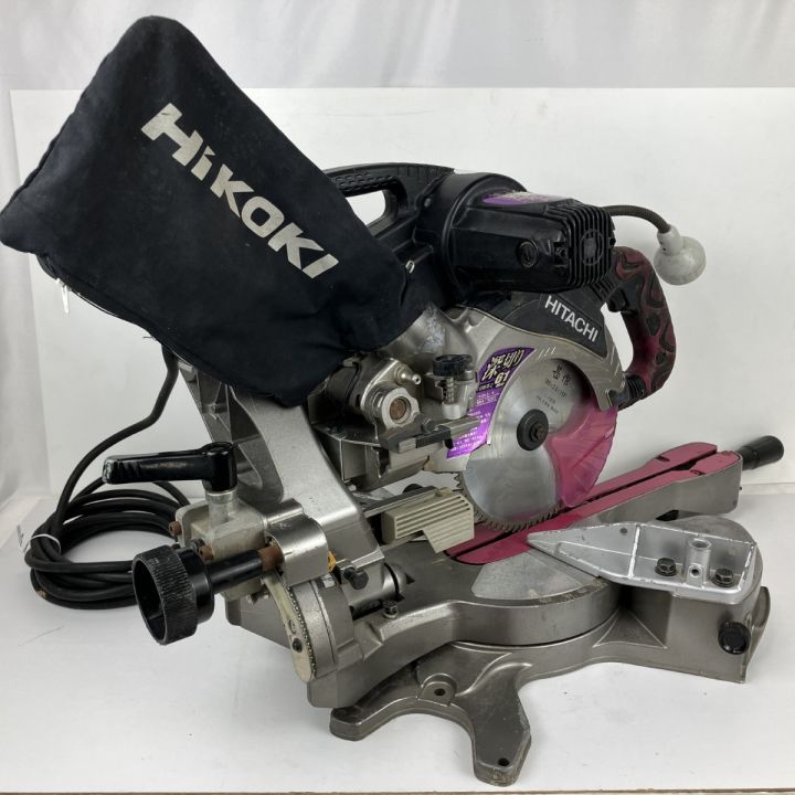 ЗЗ HITACHI 日立 100v 190mm スライド丸のこ C7RSHC ピンク - 中古工具 