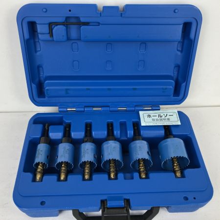 ЗЗ jinnoh 六角軸バイメタルホルソー 6本セット ブルー