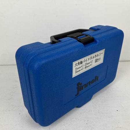 ЗЗ jinnoh 六角軸バイメタルホルソー 6本セット ブルー