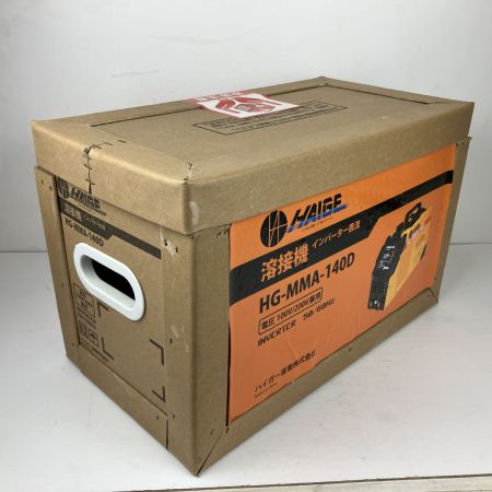 ЗЗ HAIGE 100/200v インバーター直流溶接機 取説付 HG-MMA-140D オレンジ