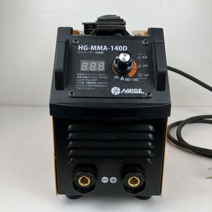 ЗЗ HAIGE ハイガー 100/200v インバーター直流溶接機 取説付 HG ЗЗ HAIGE ハイガー 100/200v インバーター直流溶接機 取説付 HG