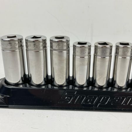 ЗЗ Snap-on スナップオン 3/8 ディープソケットセット 6角 12個セット トレー付 212SFSMY