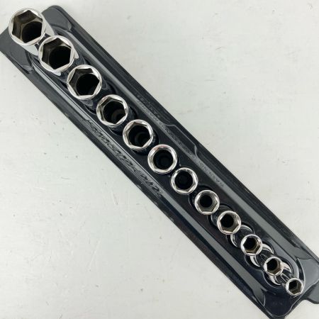 ЗЗ Snap-on スナップオン 3/8 ディープソケットセット 6角 12個セット トレー付 212SFSMY