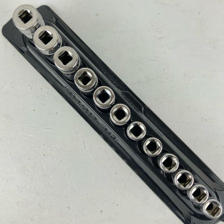 ЗЗ Snap-on スナップオン 3/8 ディープソケットセット 6角 12個セット トレー付 212SFSMY
