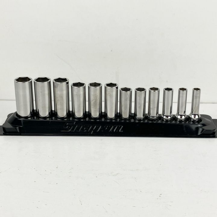 スナップオン 6角 3/8 ディープ ソケット 12 セット 212SFSMY スナップオン 6角 3/8 ディープ ソケット 12 セット 212SFSMY