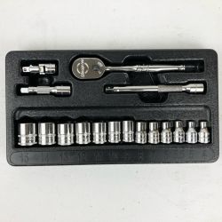 ЗЗ Snap-on スナップオン 1/4ソケット・ラチェットセット トレー付 PAKTY299 Bランク