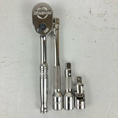 ЗЗ Snap-on スナップオン 1/4ソケット・ラチェットセット トレー付 PAKTY299