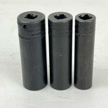 ЗЗ Snap-on スナップオン マグネットディープソケット 8/10/12mm 3個セット 本体のみ MGMMS8A/MGMMS10A/MGMMS12B
